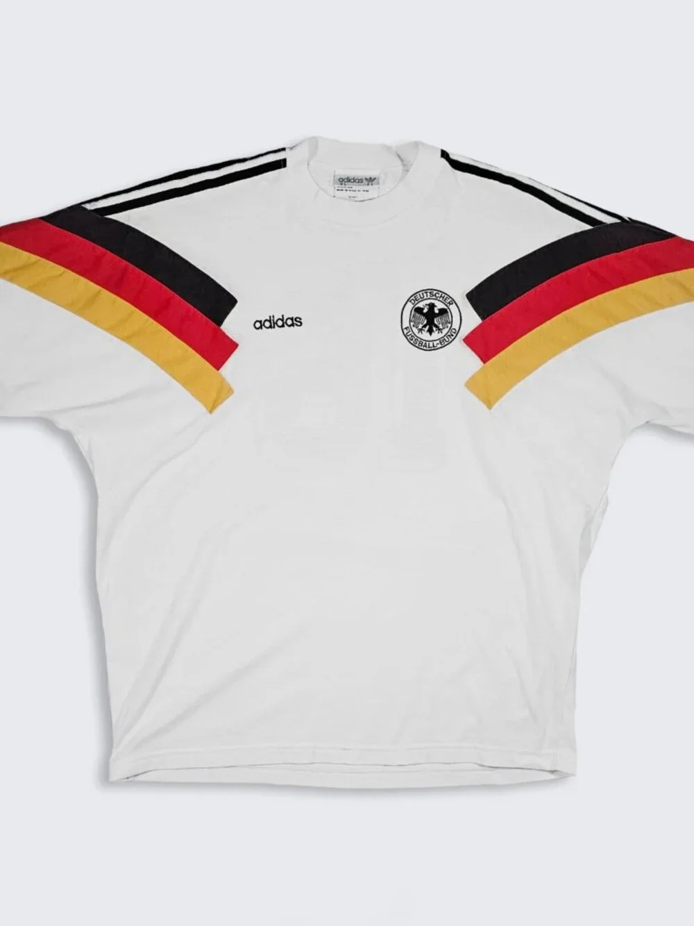 Germany Vintage 90s Adidas World Cup Soccer Cotton Jersey Shirt